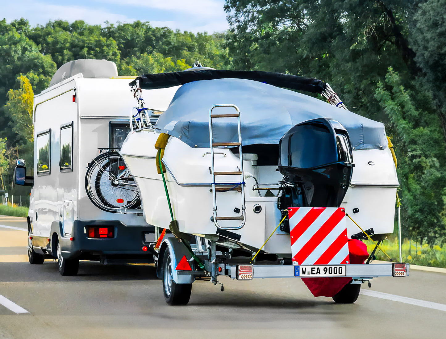 Kit d'éclairage de remorque sans fil