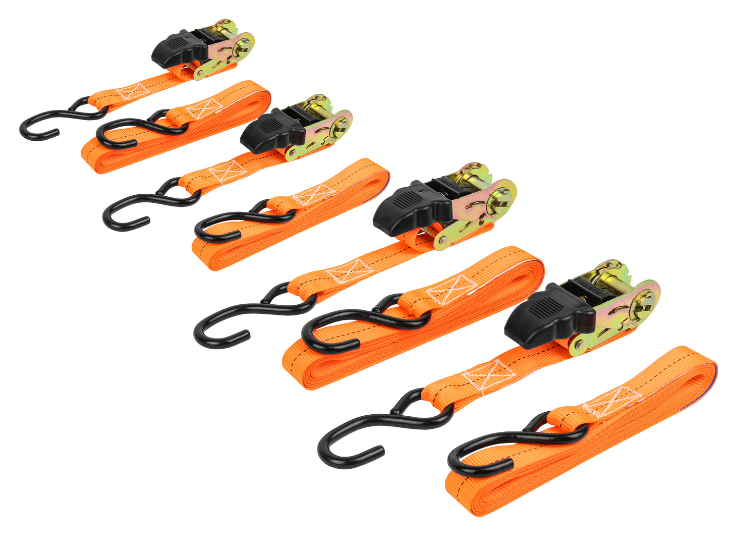 Jeu de 4 sangles à cliquet 500 kg