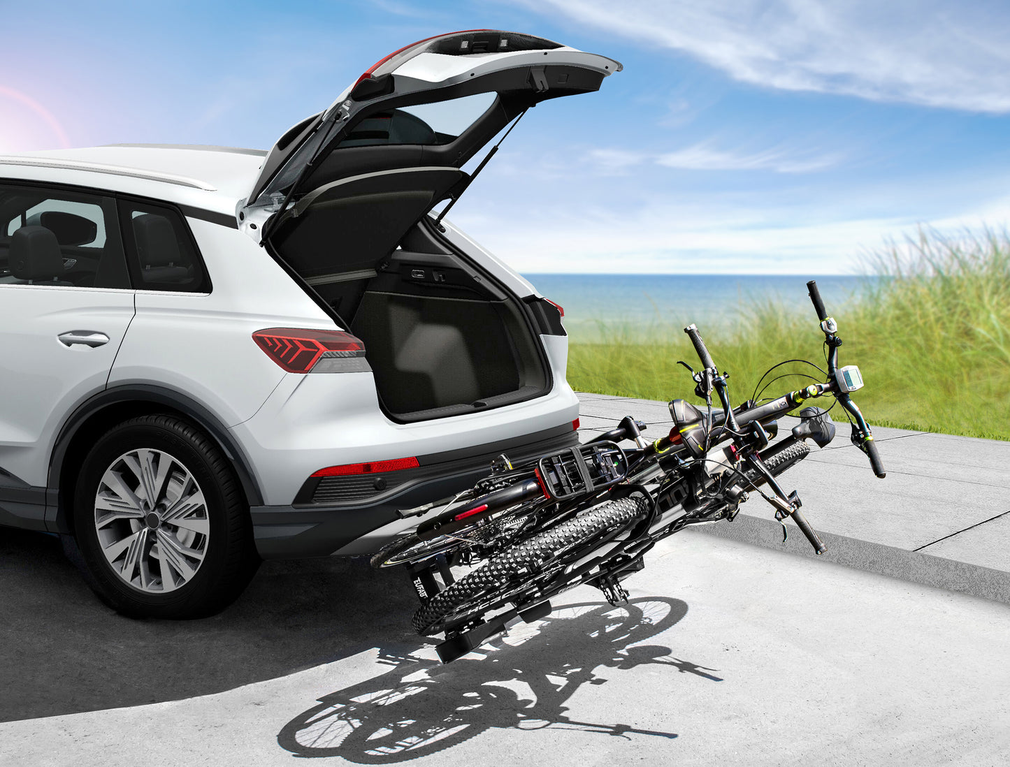 Porte-vélos 2 vélos pliable et basculant PREMIUM II - EUFAB