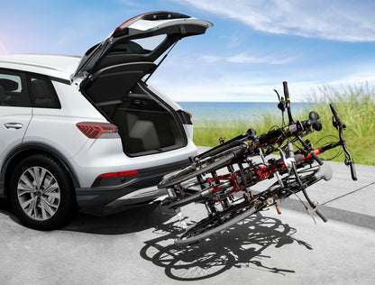 Porte-vélos 3 vélos plateforme pliable et basculant PREMIUM III - EUFAB