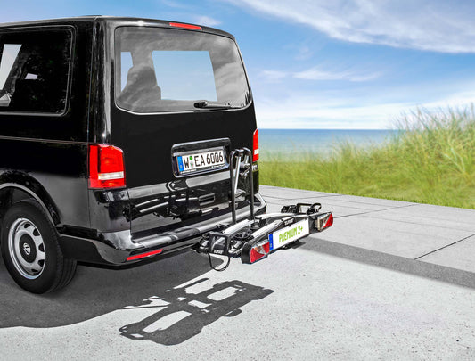 Porte-vélos 2 vélos PREMIUM II PLUS spécial grand hayon - EUFAB