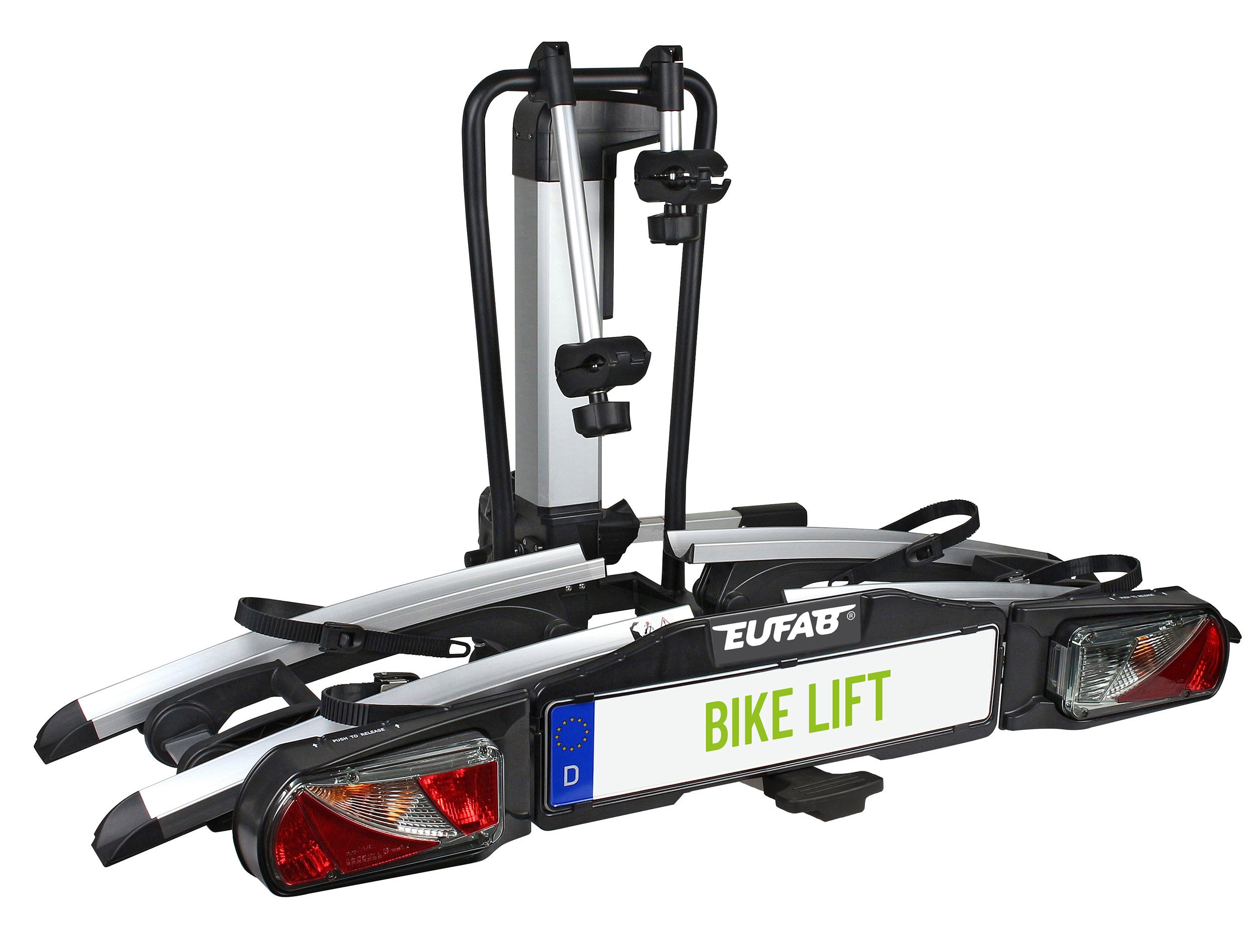 Porte-vélos 2 vélos avec système de levage électrique Bike Lift EUFAB