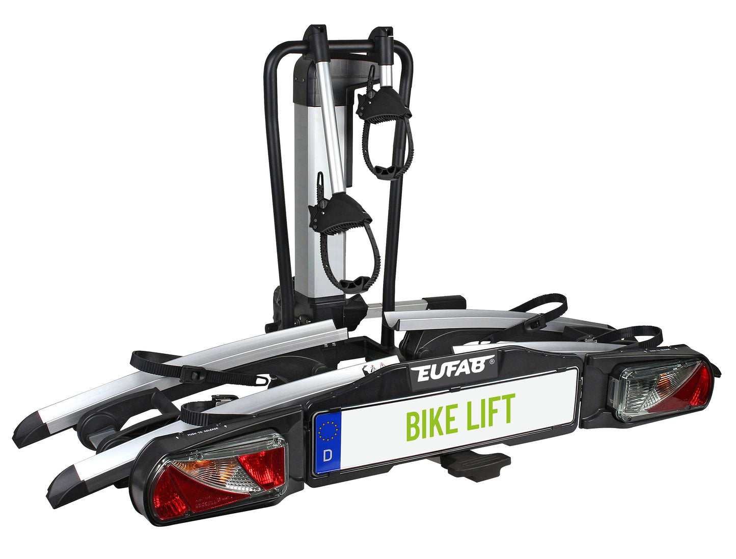 Porte-vélos 2 vélos avec système de levage électrique Bike Lift V2 - EUFAB