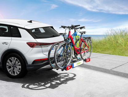 Porte-vélos 2 vélos basculant sur attelage CROW PLUS - EUFAB