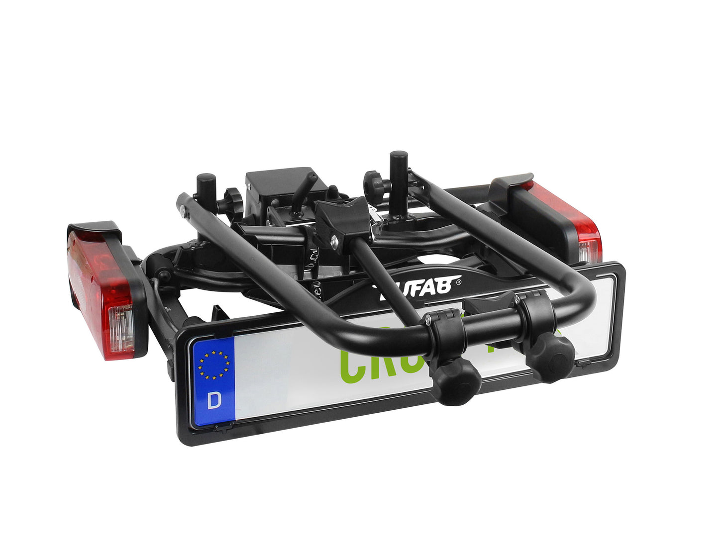 Porte-vélos 2 vélos basculant sur attelage CROW PLUS - EUFAB