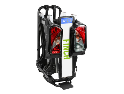 Porte-vélos 2 vélos sur attelage basculante et pliable FINCH II- EUFAB
