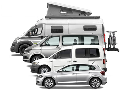 Porte-vélos 2 vélos spécial Portes battantes Fourgon SD260 Silver - EUFAB