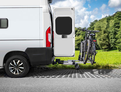 Porte-vélos 2 vélos spécial Portes battantes Fourgon SD260 Silver - EUFAB