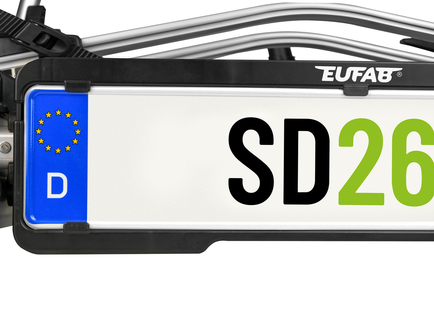 Porte-vélos 2 vélos spécial Portes battantes Fourgon SD260 Silver - EUFAB