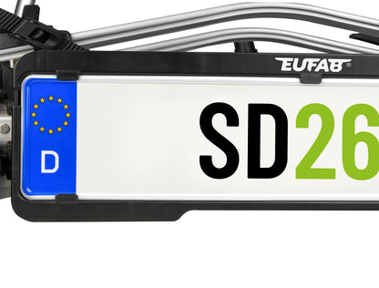 Porte-vélos 2 vélos spécial Portes battantes Fourgon SD260 Silver - EUFAB