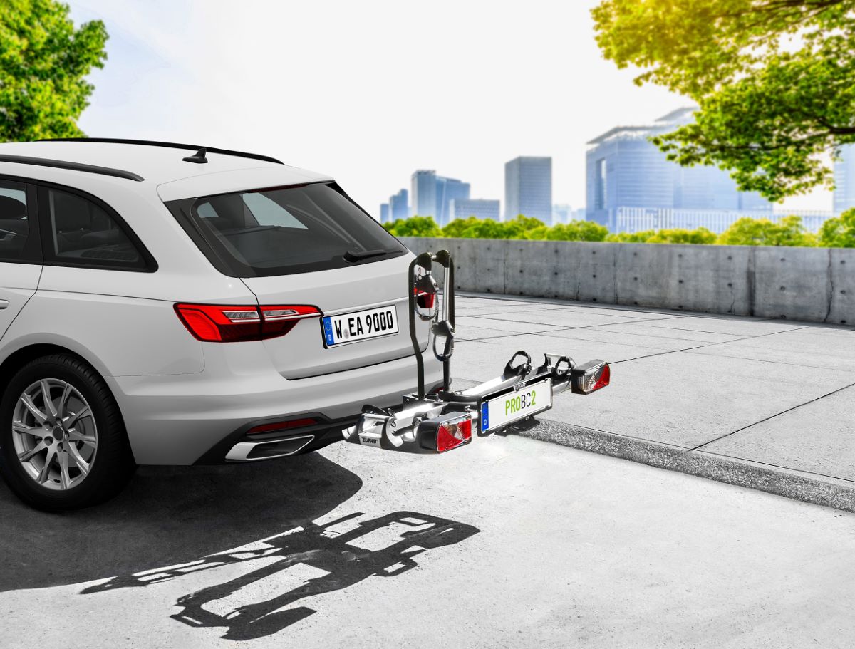 Porte-vélo sur attelage pliable inclinable Eufab Premium Fg2 Vae / Ebike EUFAB Porte-vélo sur attelage pliable inclinable Eufab Premium Fg2 Vae / Ebike EUFAB