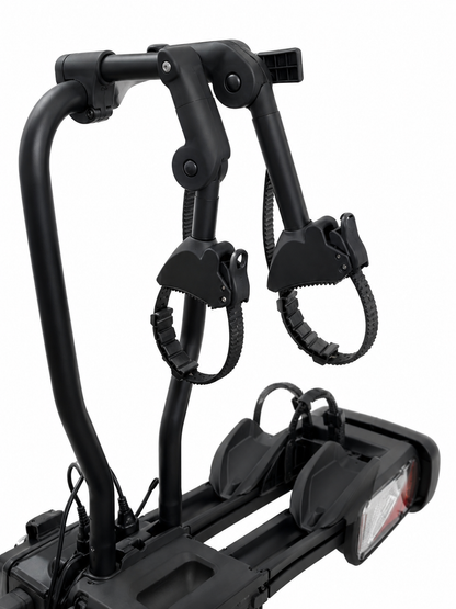 Porte-vélos 2 vélos extensible PROBC2+ Signature Black Edition spécial grand hayon - RIDER-TEC by Eufab
