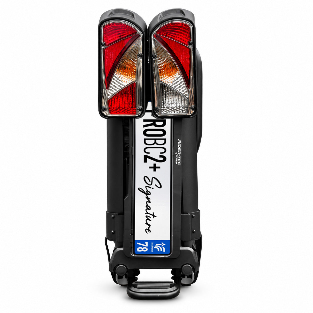 Porte-vélos 2 vélos extensible PROBC2+ Signature Black Edition spécial grand hayon - RIDER-TEC by Eufab