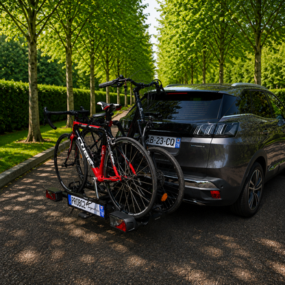 Porte-vélos 2 vélos extensible PROBC2+ Signature Black Edition spécial grand hayon - RIDER-TEC by Eufab