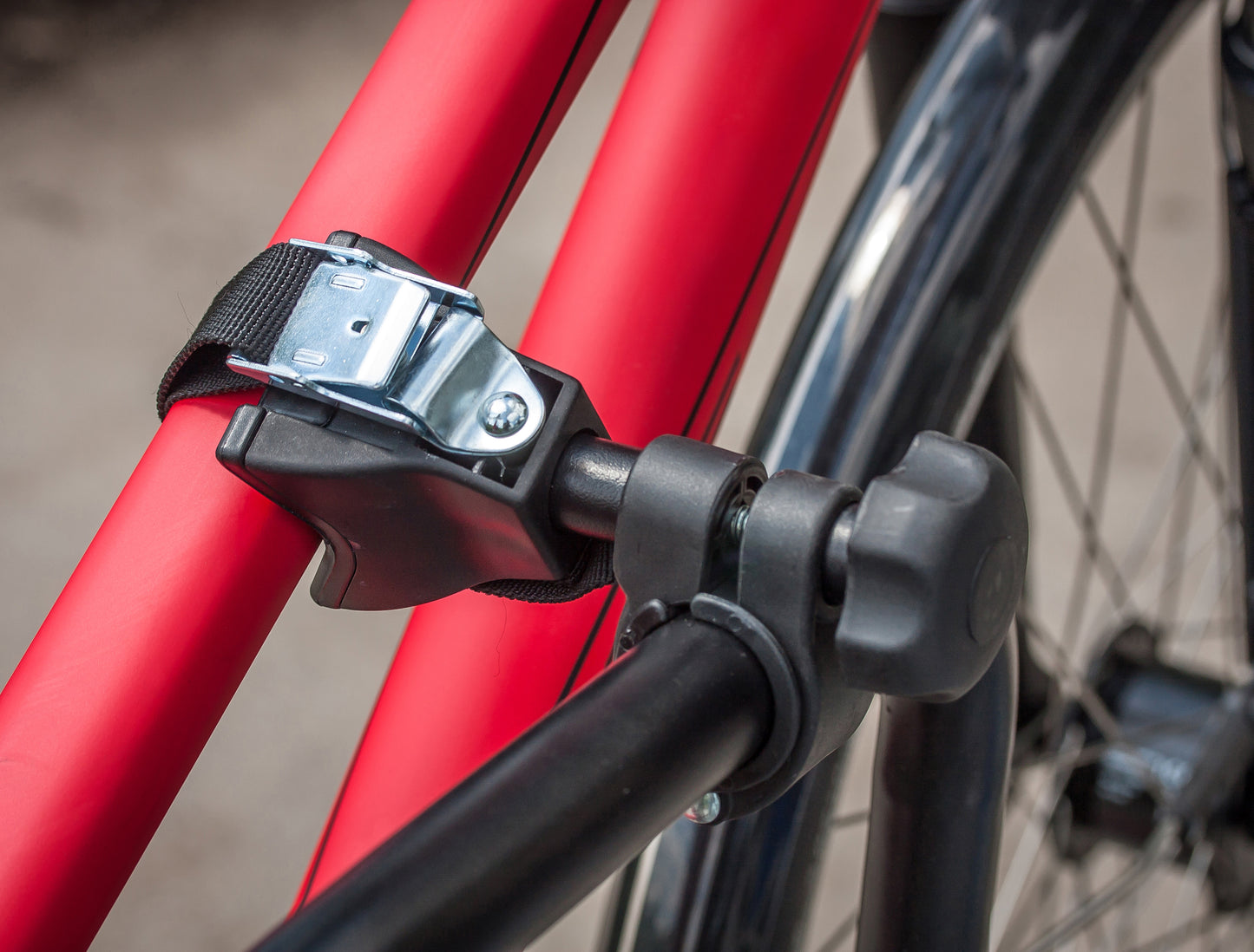 Porte-vélos 1 vélos sur attelage CROW 1 - EUFAB