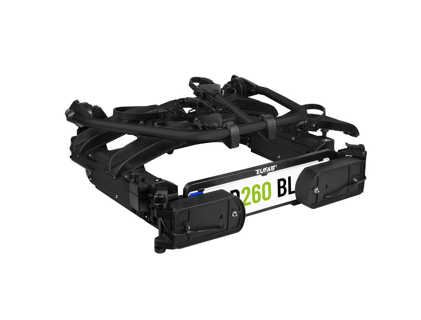 Porte-vélos 2 vélos SD260 BLACK spécial Fourgon et Portes battantes - EUFAB