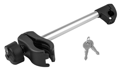 Porte-vélo EUFAB : Fixe-cadre à pince Long Amovible Ø 25 + 30 mm Antivol - Porte-vélos EUFAB