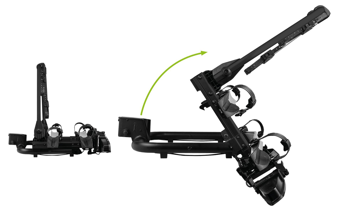 Porte-vélos 2 vélos TECDC1+ pour véhicules à feux leds et grand hayon  - EUFAB