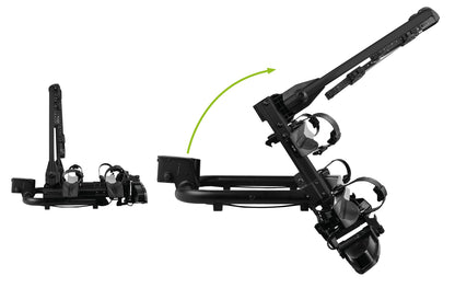 Porte-vélos 2 vélos TECDC1+ pour véhicules à feux leds et grand hayon  - EUFAB