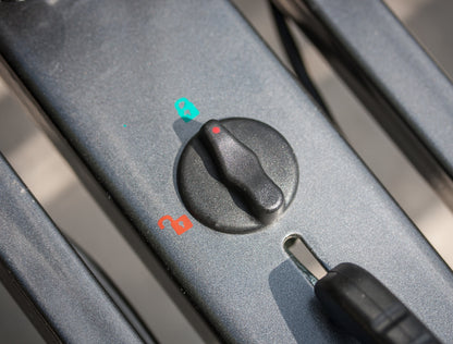 Porte-vélos 2 vélos sur attelage POKER-F pliable et basculant - EUFAB