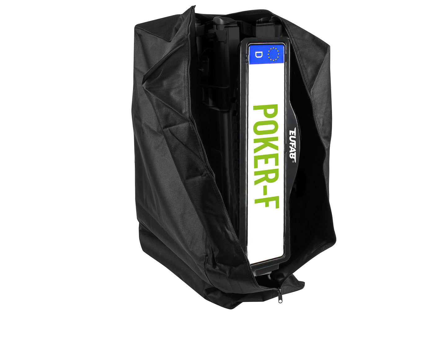 Porte-vélos 2 vélos sur attelage POKER-F pliable et basculant - EUFAB