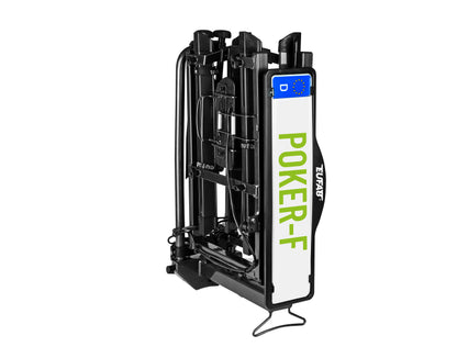 Porte-vélos 2 vélos sur attelage POKER-F pliable et basculant - EUFAB