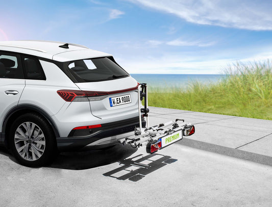 Porte-vélos 2 vélos sur attelage PREMIUM pliable et basculant - EUFAB