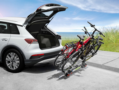 Porte-vélos 2 vélos sur attelage PREMIUM pliable et basculant - EUFAB