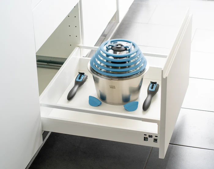 Casserole empilable 24 x 14,1 cm de 5,1 litres en Inox - Cookvision