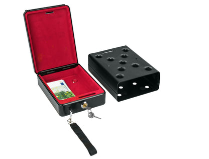 Mini coffre fort acier et velour
