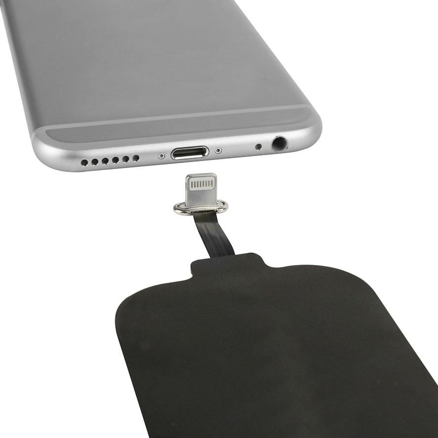 Récepteur à induction sans fil EUFAB pour connecteur iPhone 5 et plus