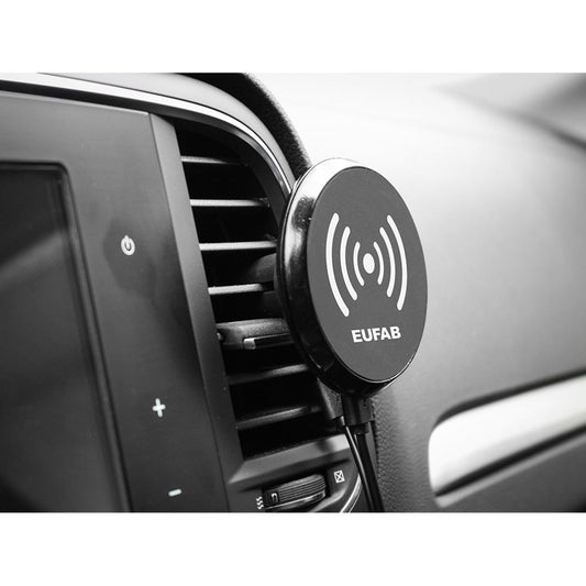 Support magnétique EUFAB pour smartphone avec chargeur à induction sans fil