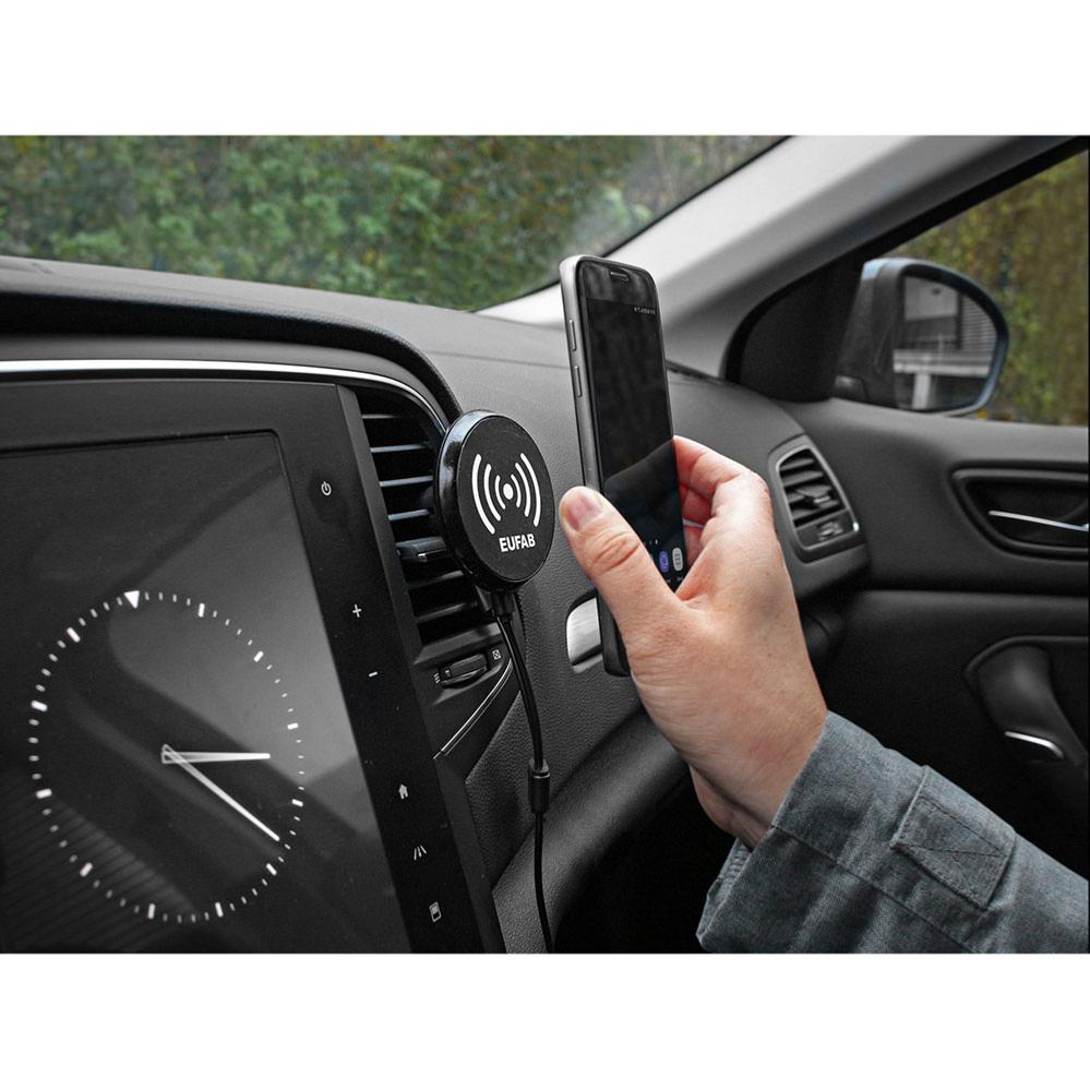 Support magnétique EUFAB pour smartphone avec chargeur à induction sans fil
