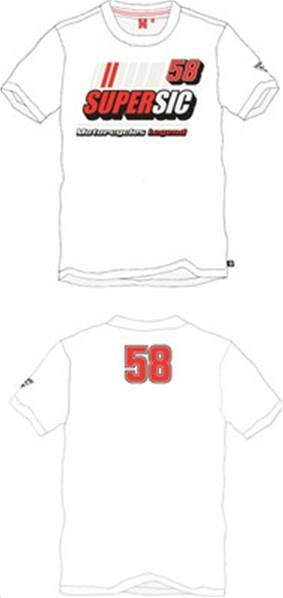 T-Shirt Supersic 58 Blanc
