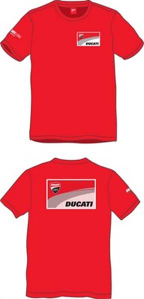 Ducati Man T-Shirt Rouge