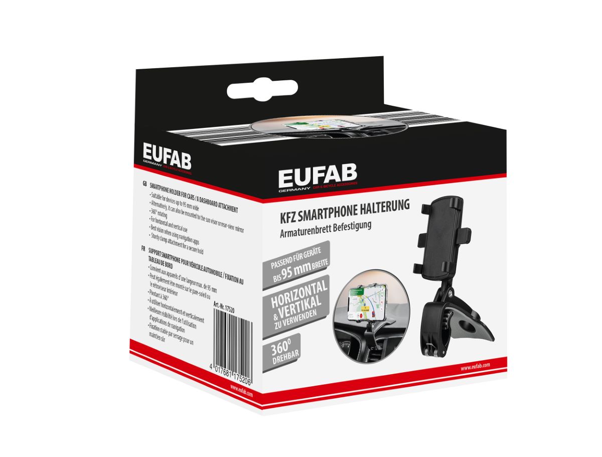 Support de smartphone pour grille d'aération