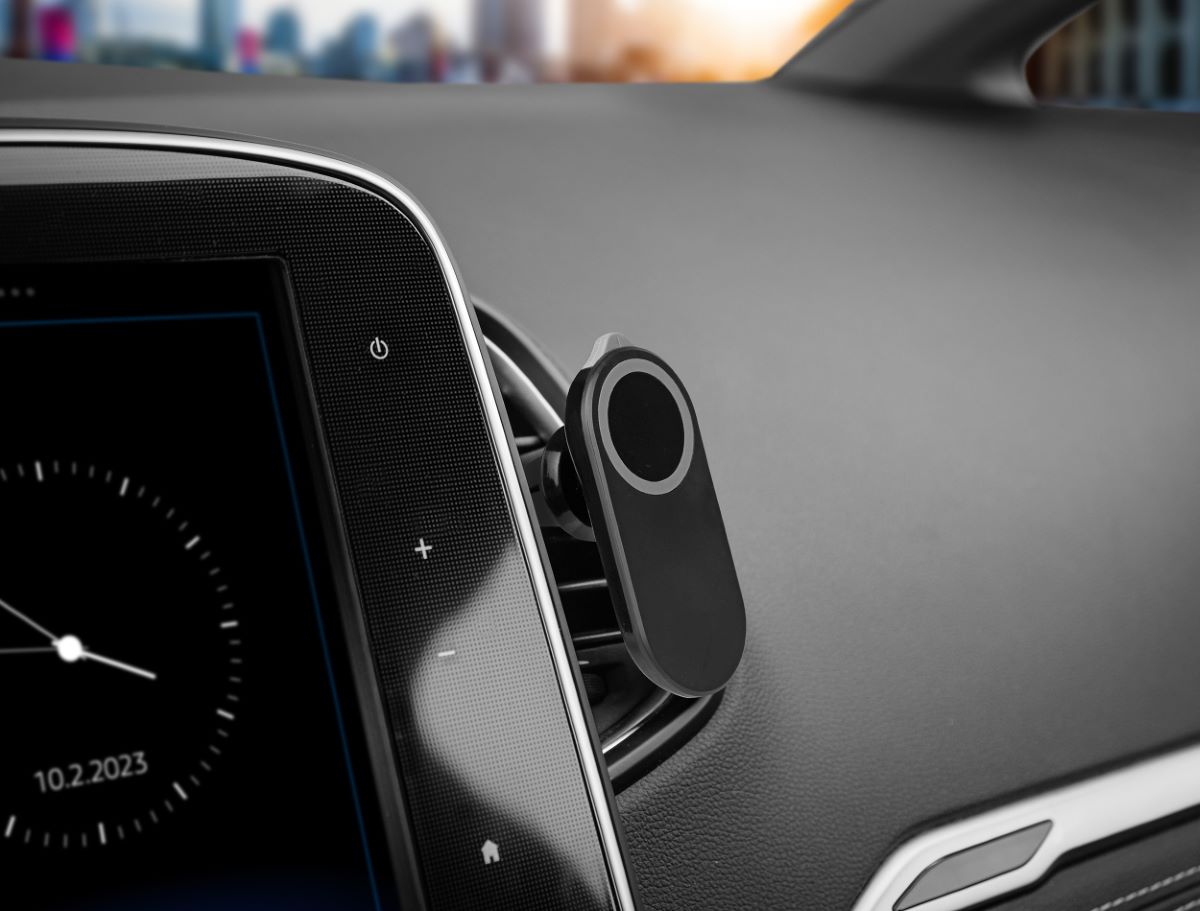 Support de smartphone magnétique pour grille d'aération 3 en 1