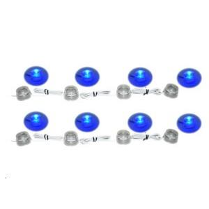Guirlande de 4 LEDs (x2) bleues