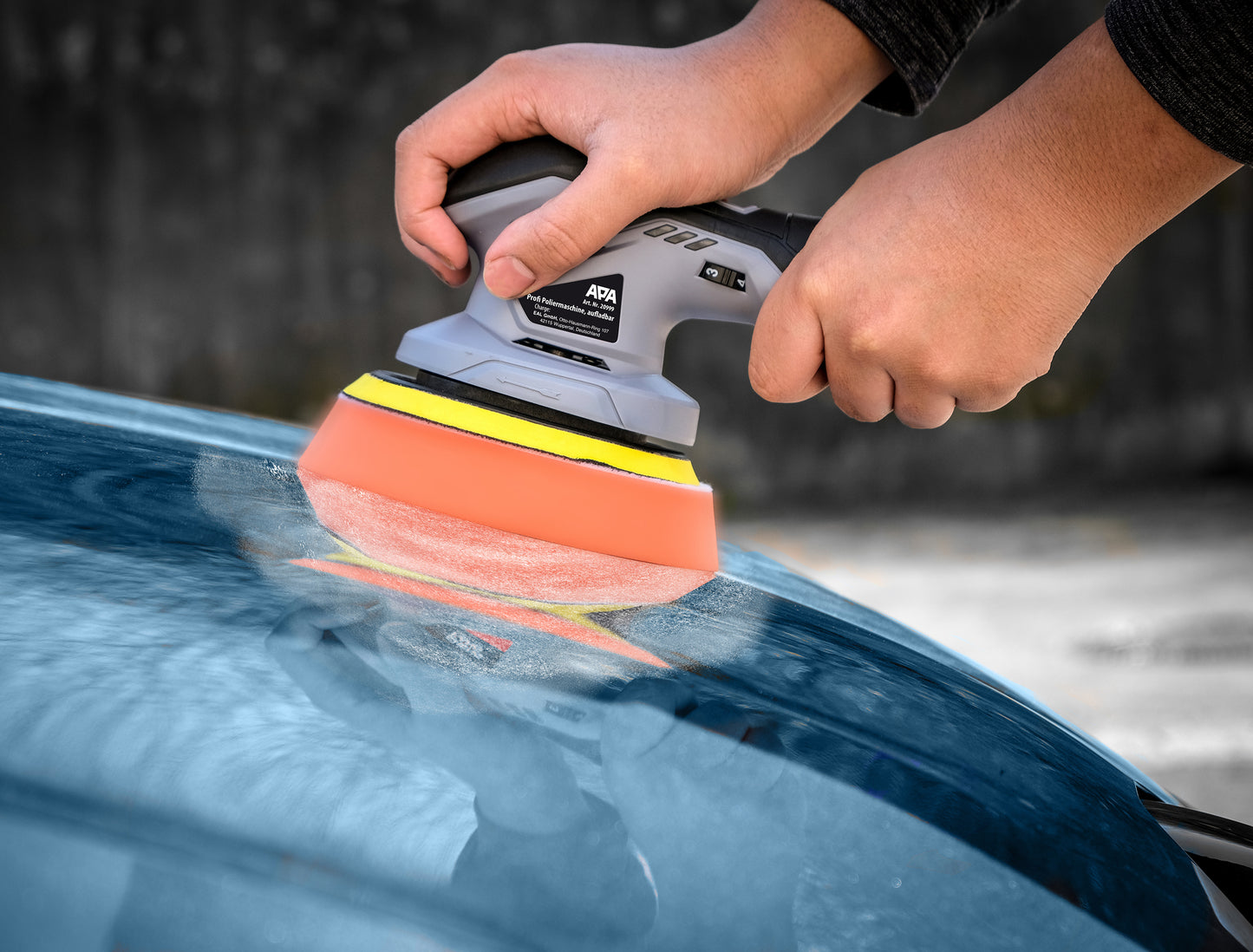 Polisseuse professionnelle sans fil rechargeable