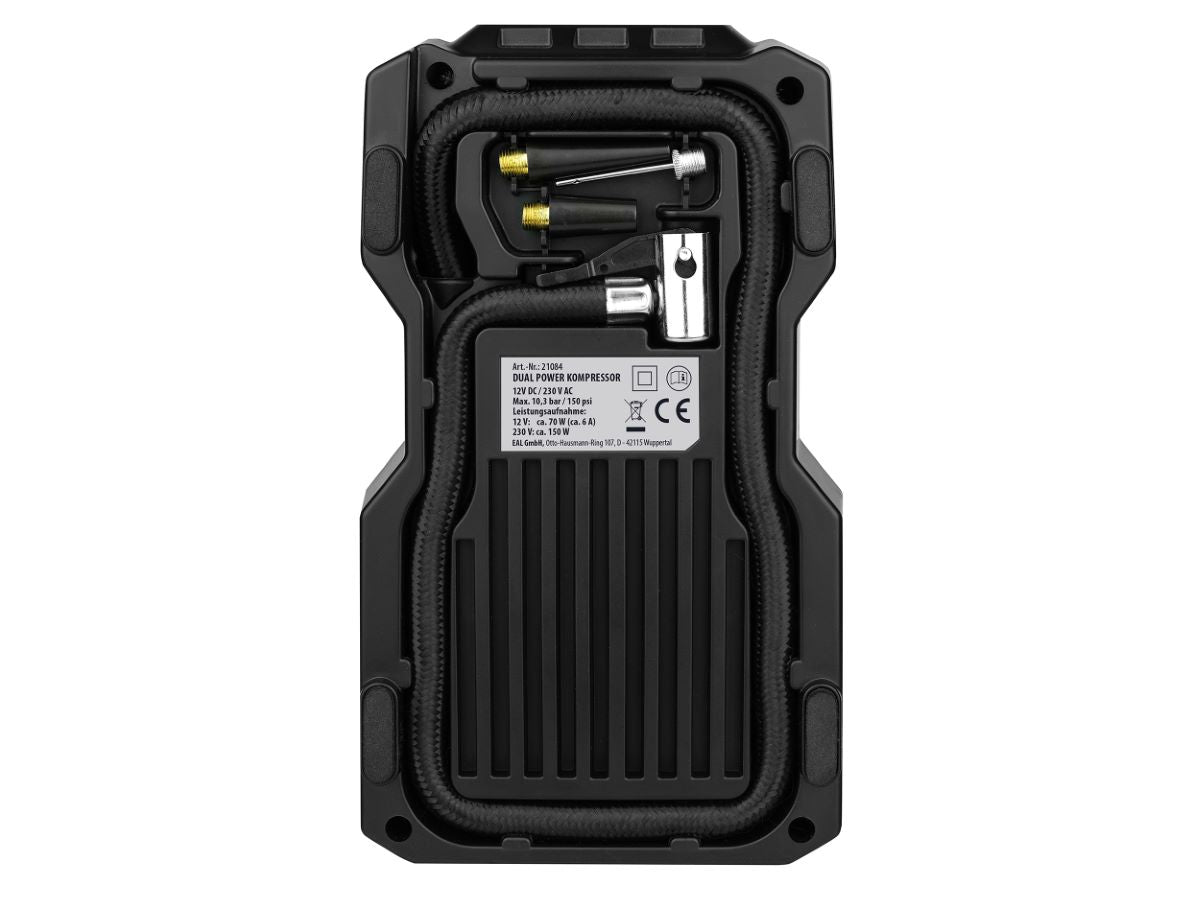 Compresseur Dual Power avec branchement 12V et 230V - Eufab