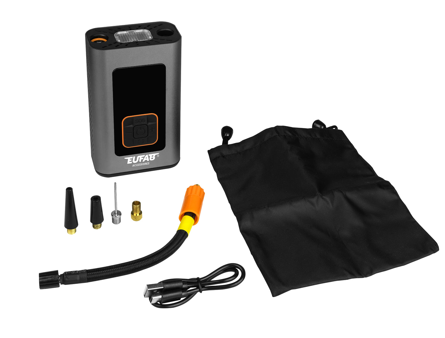 Mini Compresseur d'air rechargeable en USB type C ou type A