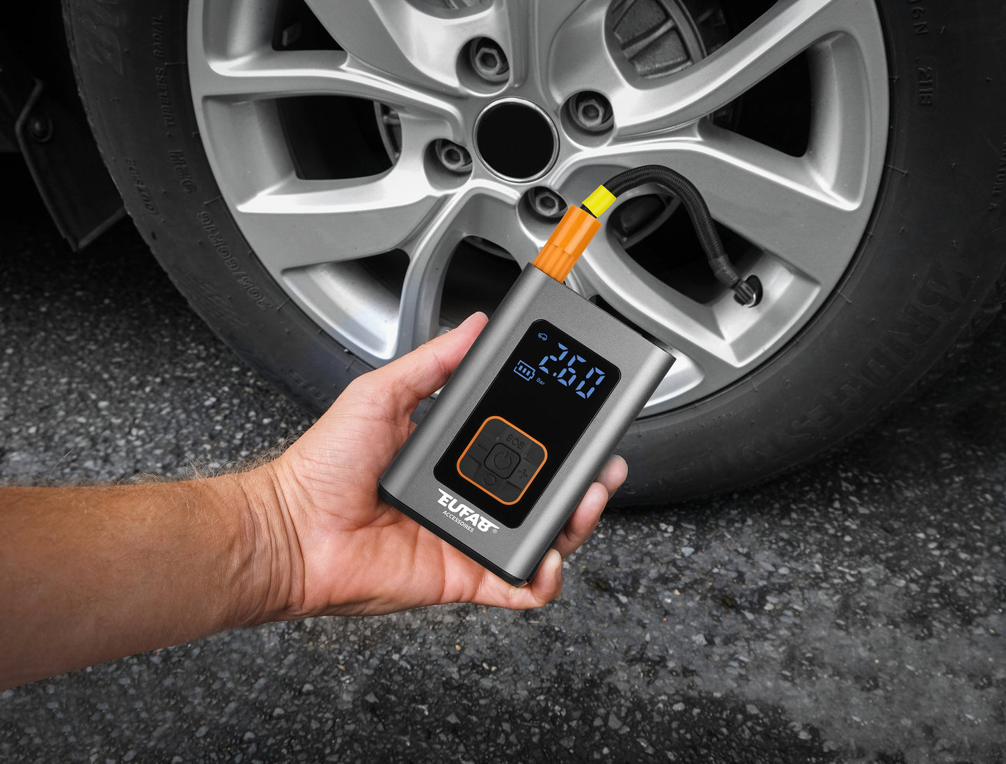 Mini Compresseur d'air rechargeable en USB type C ou type A