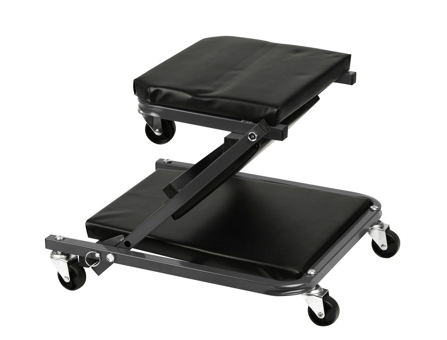 Chariot de visite mécanicien et tabouret 2 en 1