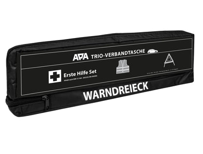 Kit Trousse 1er secours DIN13164 , Triangle et Gilet de sécurité