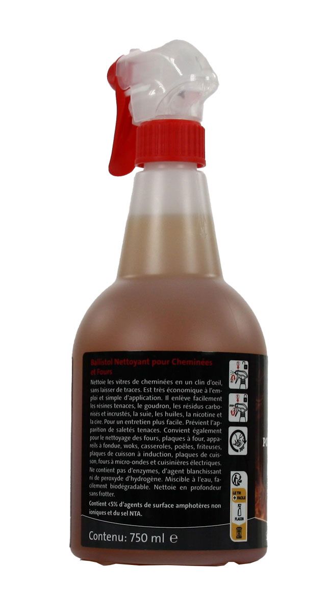 Spray Nettoyant pour cheminées et Fours BALLISTOL 750 ml