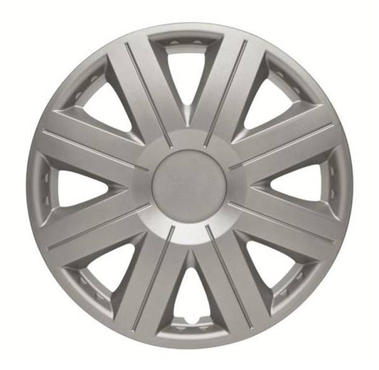 Jeu de 4 Enjoliveurs cosmos eco argent - 16 pouces