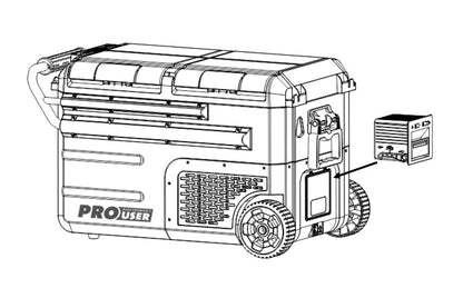 Batterie au lithium pour glacière 38 L PRO USER