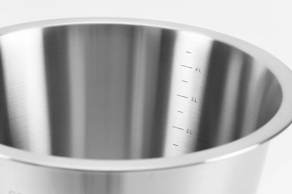 Casserole empilable 24 x 14,1 cm de 5,1 litres en Inox - Cookvision