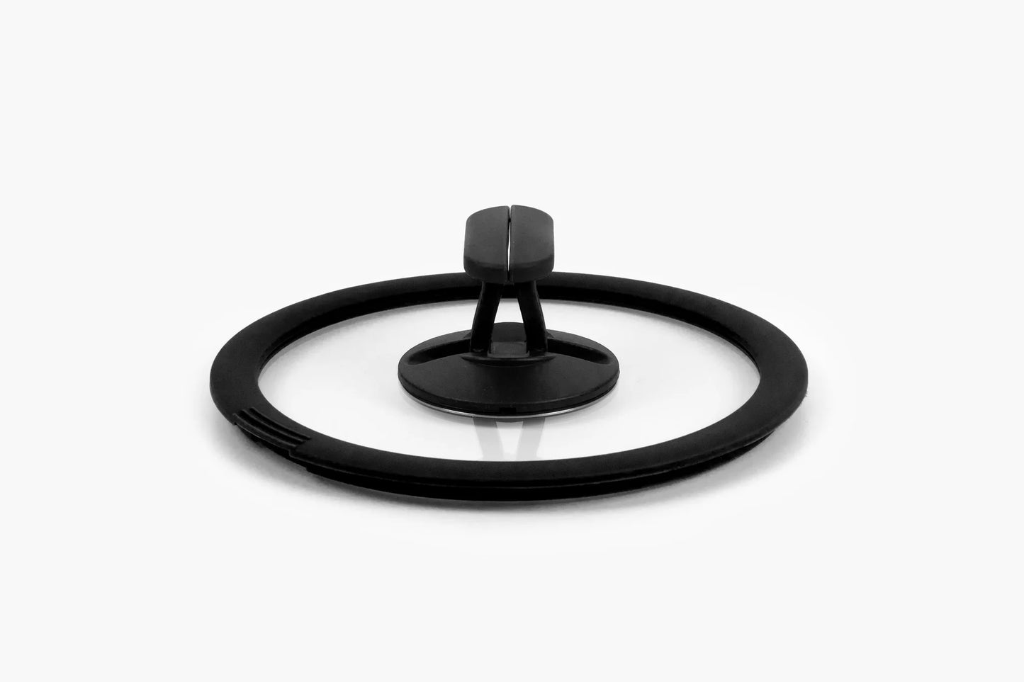 Couvercle empilable en verre noir, diamètre 18 cm - Cookvision