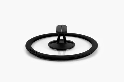Couvercle empilable en verre noir, diamètre 18 cm - Cookvision
